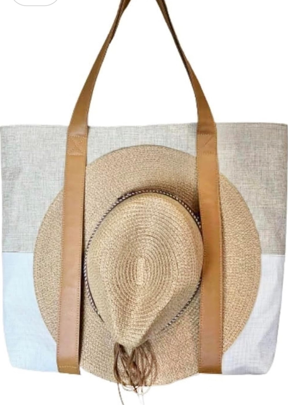 Cute little beach bag with straps to hold a hat OR towels.
#beach 

#LTKswim #LTKtravel #LTKfindsunder50