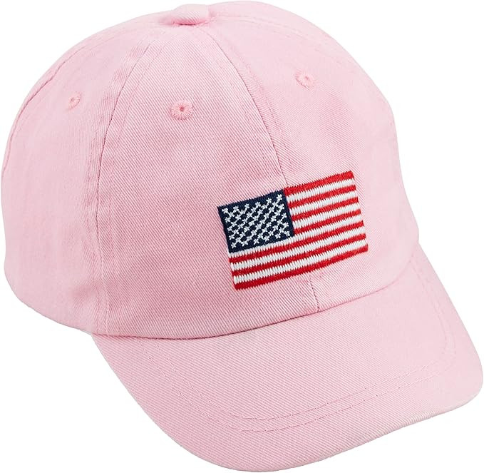 Mud Pie Children's Pink Flag Hat; One Size Fits Most | Amazon (US)