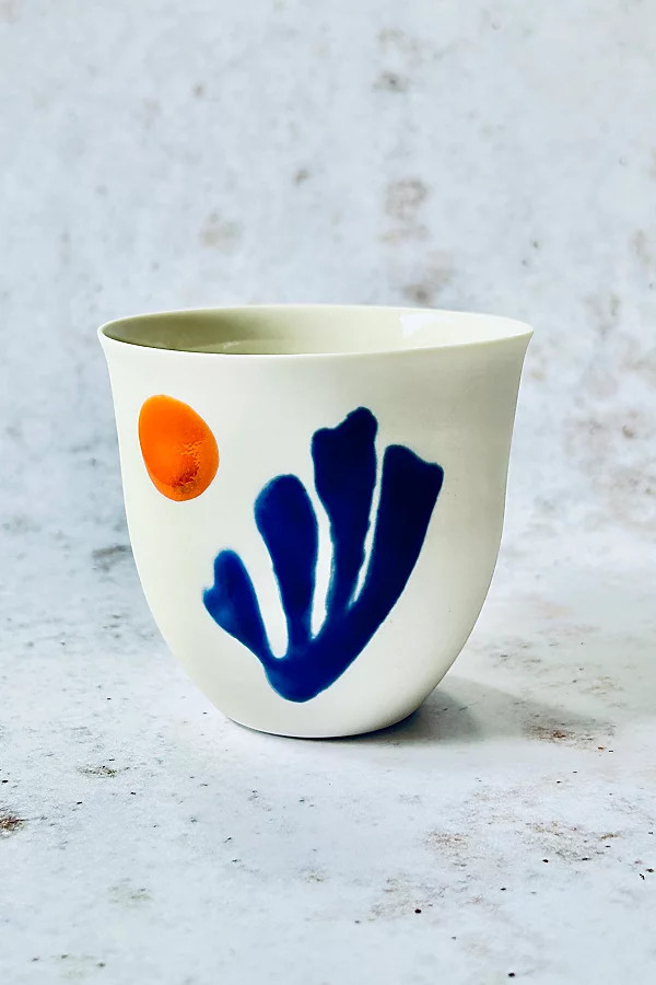 Kaase Atelier Art Series Fine Porcelain Handmade Coral Mug | Free People (Global - UK&FR Excluded)