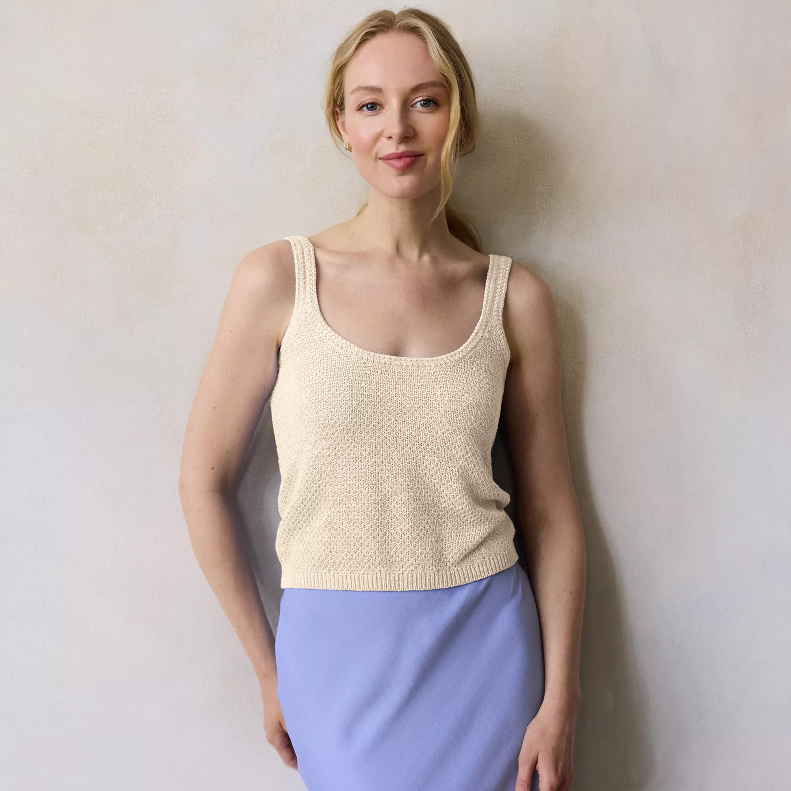 Women's LC Lauren Conrad Scoopneck Sweater Tank Top | Kohl's