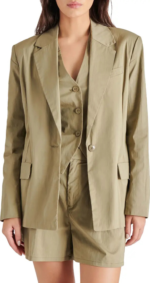 Steve Madden Tati Poplin Blazer | Nordstromrack | Nordstrom Rack