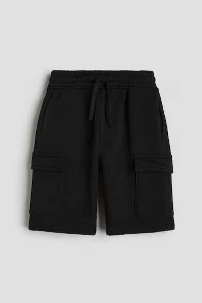 H & M - Cargo shorts - Black | H&M (UK, MY, IN, SG, PH, TW, HK)