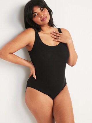 Rib-Knit Supima® Cotton-Blend Bodysuit for Women | Old Navy (US)