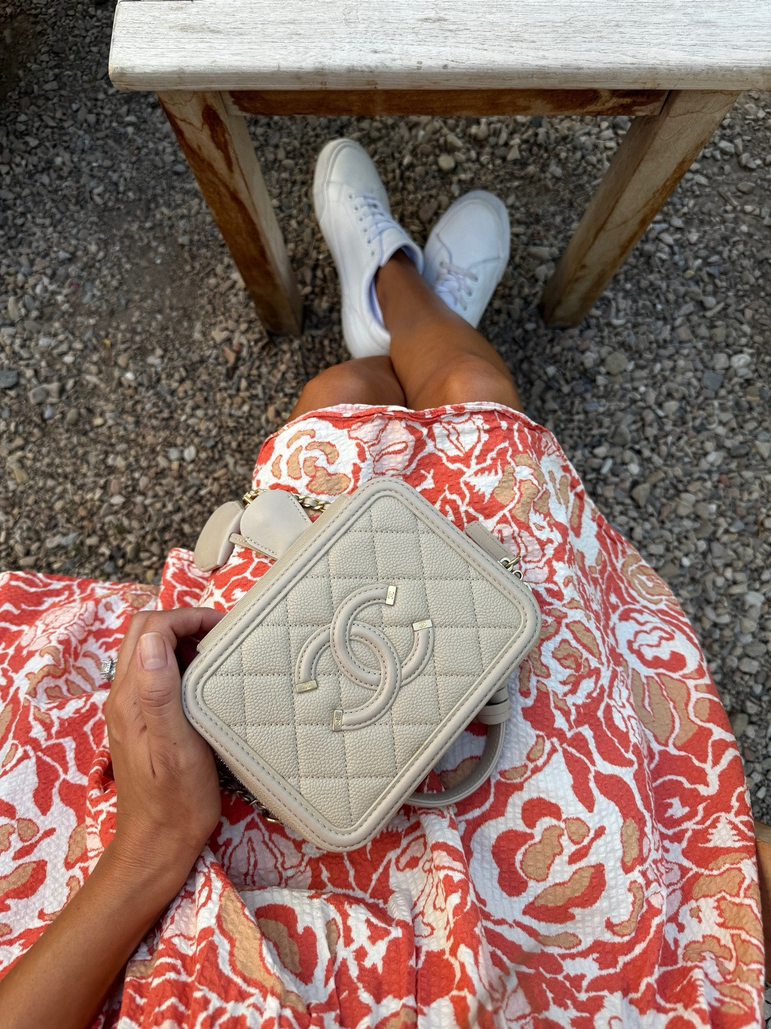 Summer Dress
Luxury Bag 
High and low fashion 
Luxury bag paired with Amazon Sneakers. Loving mixing high and low  

#LTKFindsUnder50 #LTKSeasonal #LTKShoeCrush