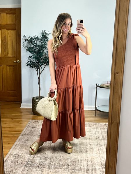 Perfect spring and summer dress, Wedding guest dress or for your next vacation. The bow on the shoulder adjust so you can get the perfect fit! Wearing size small. Code Jacqueline15 saves 15% off sitewide on orders $65+. 
Code Lover20 saves 20% off sitewide on orders $109+


#LTKfindsunder50 #LTKSeasonal #LTKfindsunder100