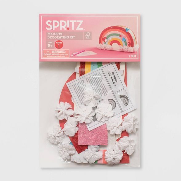 Rainbow Mailbox Valentine's Character Kit - Spritz™ | Target