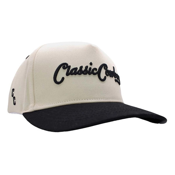 Classic Cowboy The Kelce Snapback Hat One Size Off-White/Black | Scheels