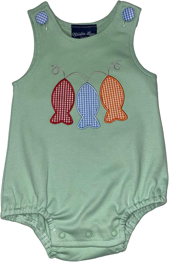 Baby Boy Applique Bubble – Luxury Comfort, 100% Cotton, Boutique Quality | Amazon (US)