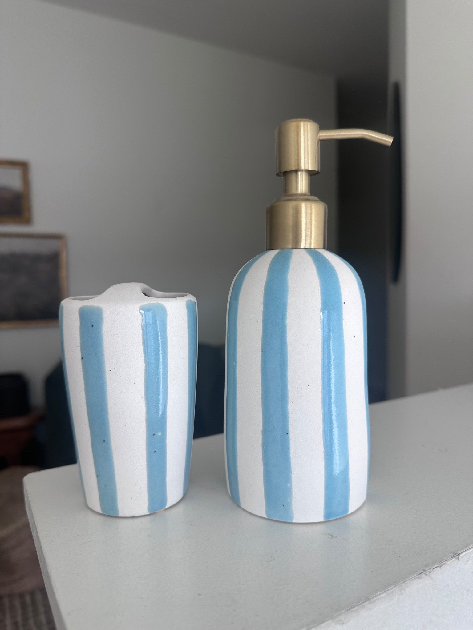 The cutest soap dispenser and tooth brush holder! 

#LTKHome