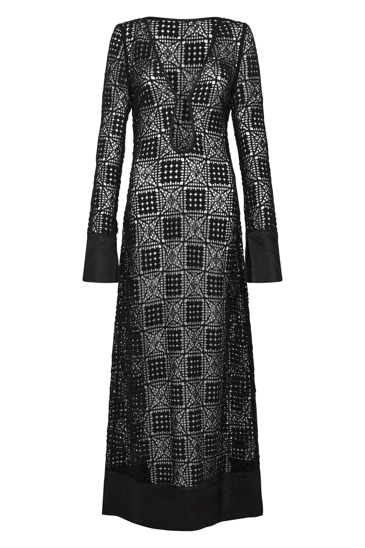 Rayure Long Sleeve Maxi Dress | Sir The Label (US)