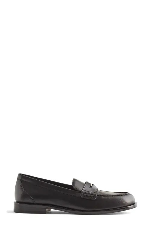 Madewell The Grayson Penny Loafer in True Black at Nordstrom, Size 8 | Nordstrom
