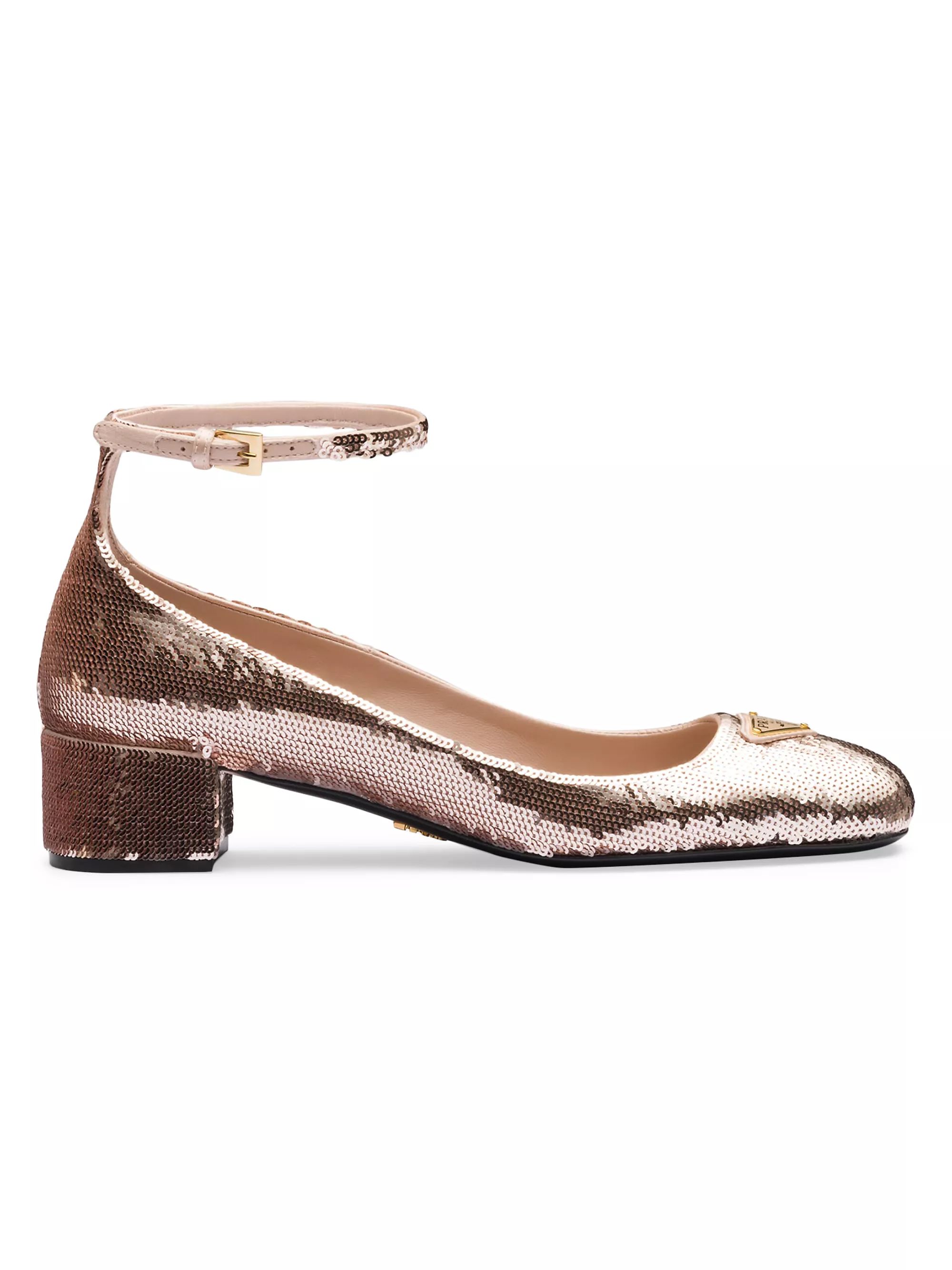 Sequined Satin Pumps | Saks Fifth Avenue