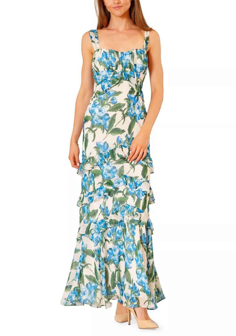 Women's Sleeveless Floral Mermaid Dress | Belk