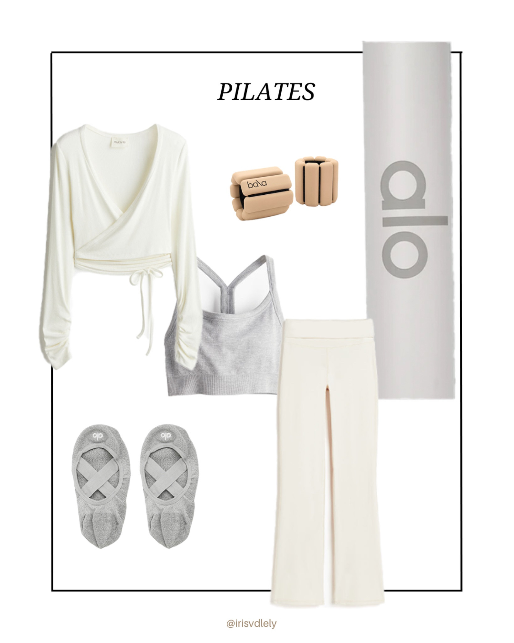 Pilates outfit inspiration 

Sport top, wrap top, pilates sport leggings, grip socks, sport bra, pilates mat, yoga mat, ankle weights, bala weights 

#LTKActive #LTKfitness #LTKeurope
