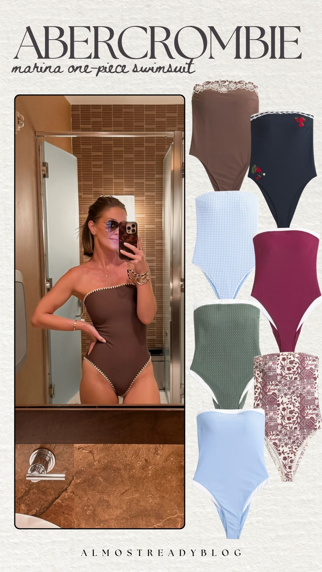 So many colorways in the Marina One-Piece Swimsuit from Abercrombie!! I am wearing an XS

petite, spring break fashion, vacation outfit, swimwear, new arrivals, finds under 100, almostreadyblog, amanda west 

 #LTKootd #LTKSeasonal #LTKSaleAlert