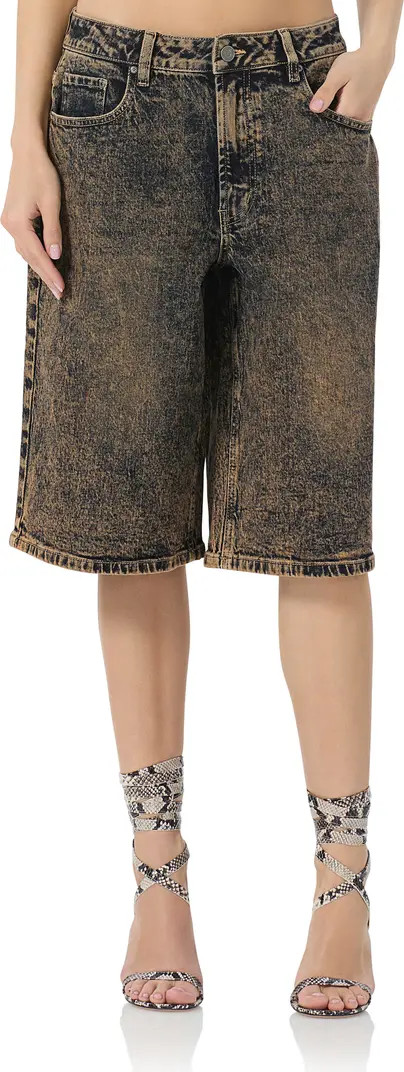 AFRM Low Rise Denim Bermuda Shorts | Nordstrom | Nordstrom