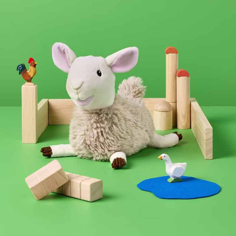 9.5" Baby Lamb Stuffed Animal - Gigglescape™ | Target