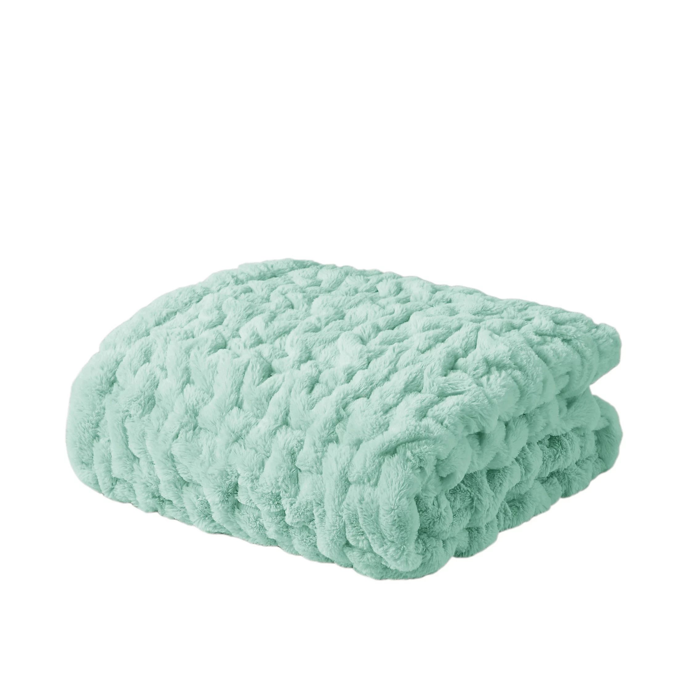 Madison Park Ruched Faux Fur Throw | Kohl's