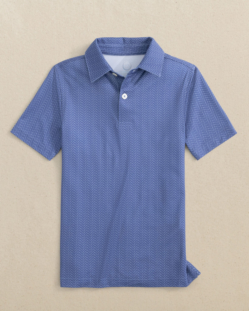 Boys Driver Raise The Par Printed Performance Polo | Southern Tide