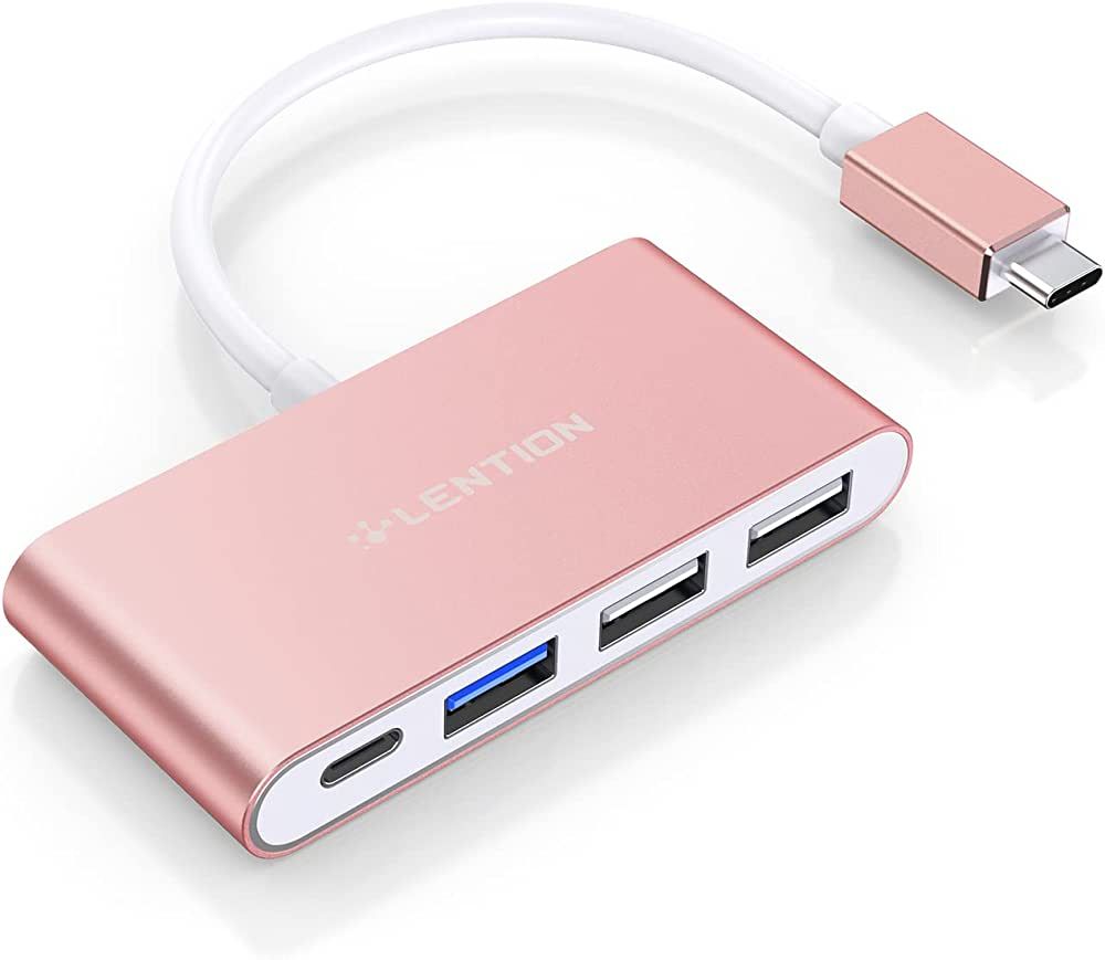 LENTION 4-in-1 USB-C Hub with Type C, USB 3.0, USB 2.0 Compatible 2023-2016 MacBook Pro 13/14/15/... | Amazon (US)