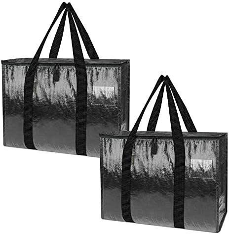 BALEINE 14 Gallon Moving Totes with Reinforced Handles, Heavy-Duty UnderBed Storage Bag (2 Pack, ... | Amazon (US)