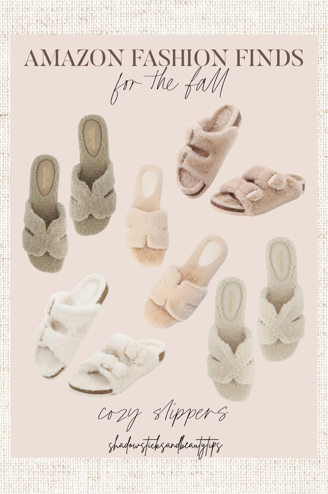 Cozy slippers from Amazon for fall 

#LTKSeasonal #LTKShoeCrush #LTKFindsUnder50