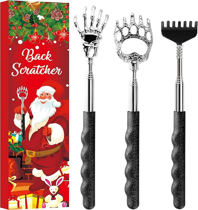 Back Scratcher Extendable Christmas Gifts Stocking Stuffer for Men Women Dad Adults Teens Funny T... | Amazon (US)