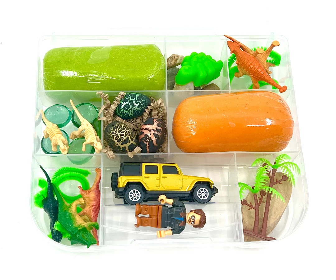 Dinosaur Play Dough Kit, Play Dough Kit, Playdough Kit, Playdoh Kit, Play Doh Kit, Kids Christmas... | Etsy (US)