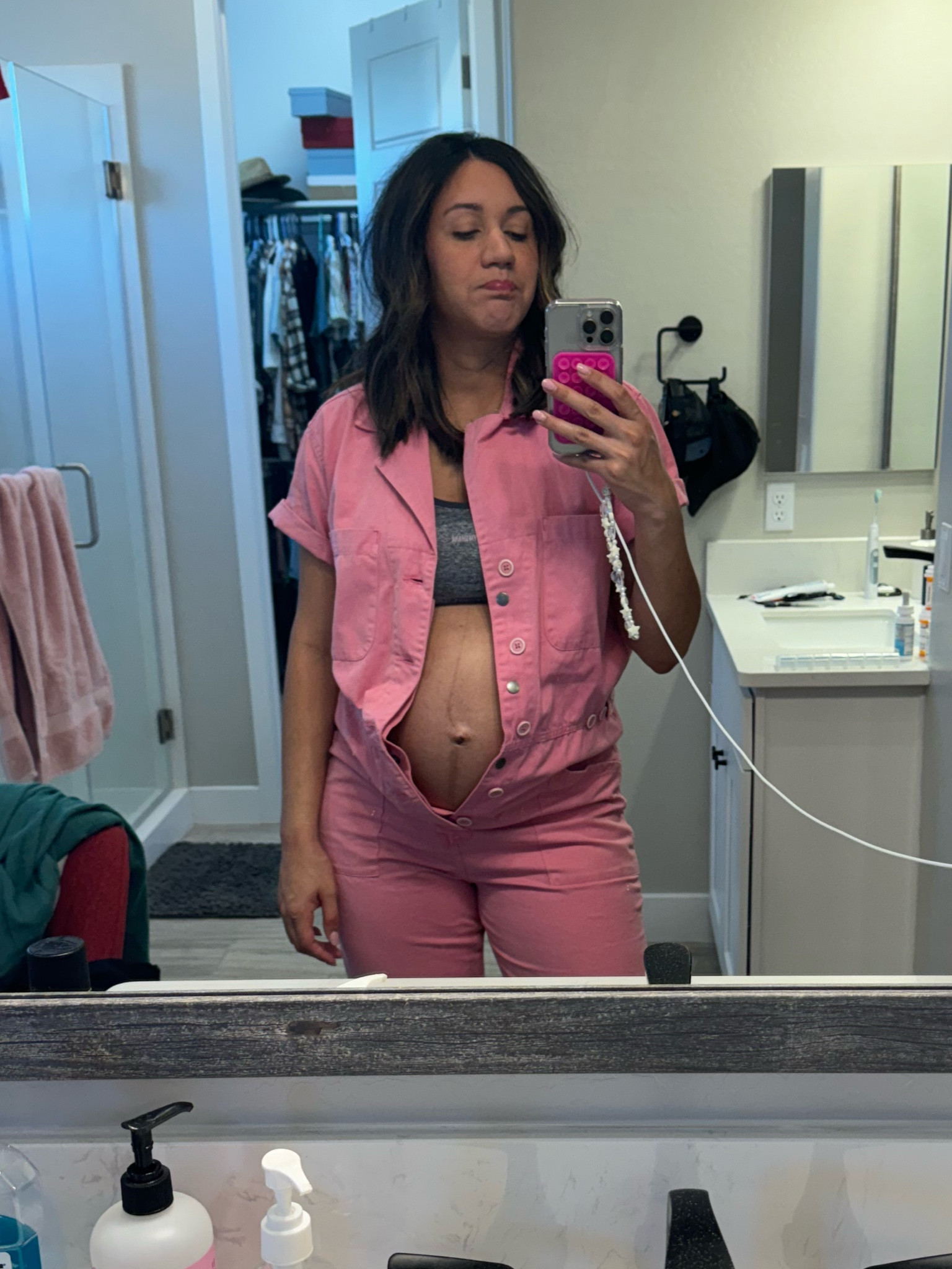 Keeping it real on here! No longer fits but I love this jumpsuit AND any bump!

#LTKbump #LTKbaby #LTKSeasonal