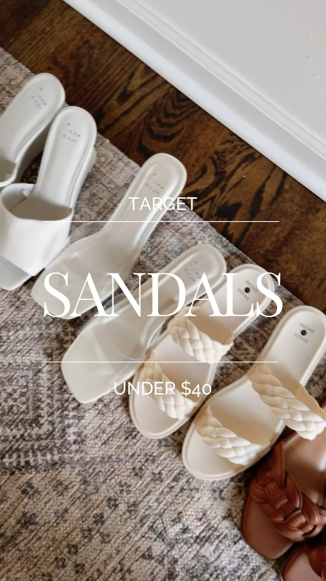 Best of Target sandals under $40 for spring and summer. Spring style. Summer style. Neutral shoes  

#LTKshoecrush #LTKSeasonal #LTKstyletip