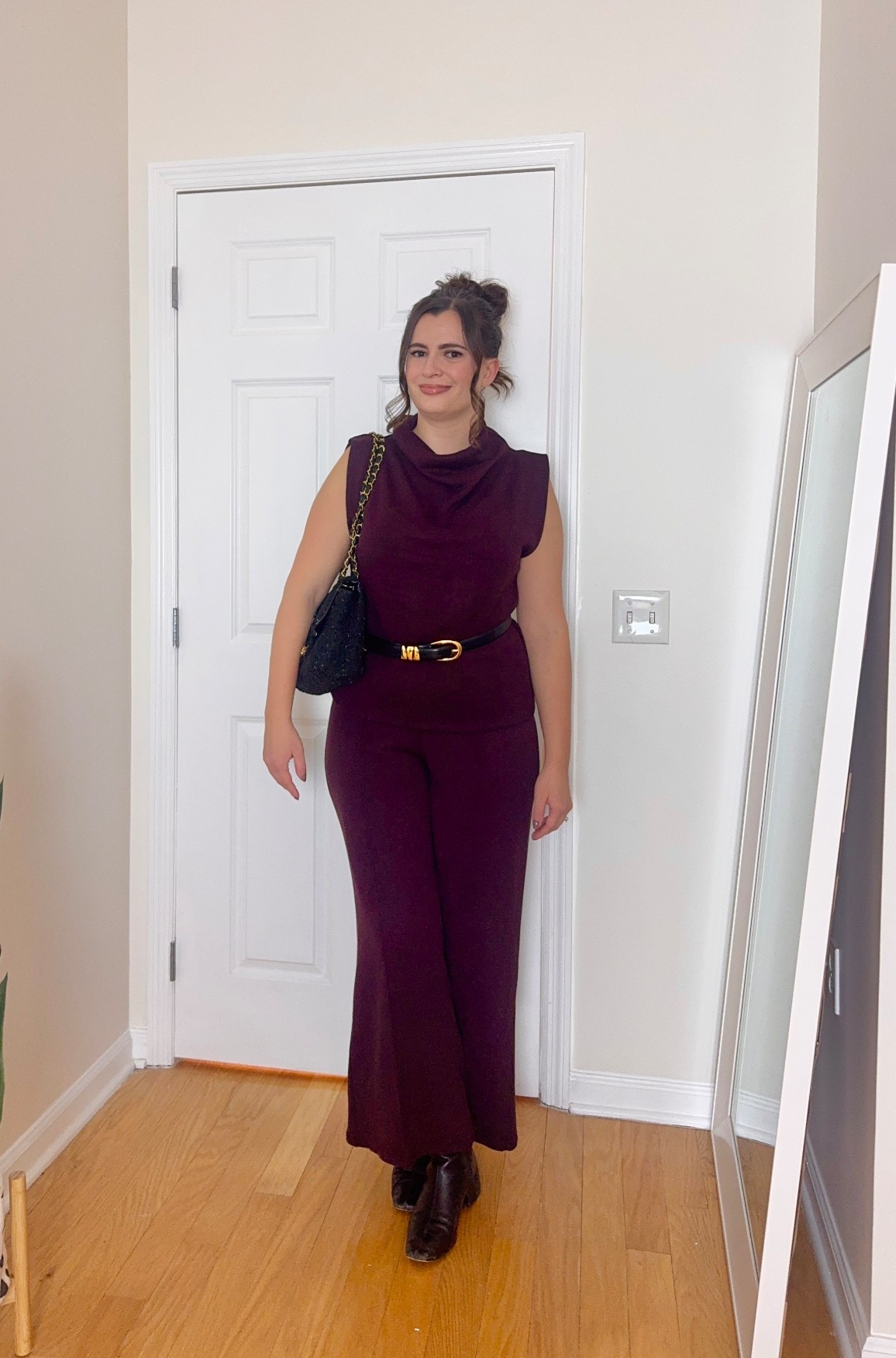 Holiday party season has begun in NYC! I wore this knit set from Mango the other night and styled it with a black belt from Madewell and my black boots! It’s so comfy but chic!

#LTKootd #LTKFindsUnder100 #LTKHoliday