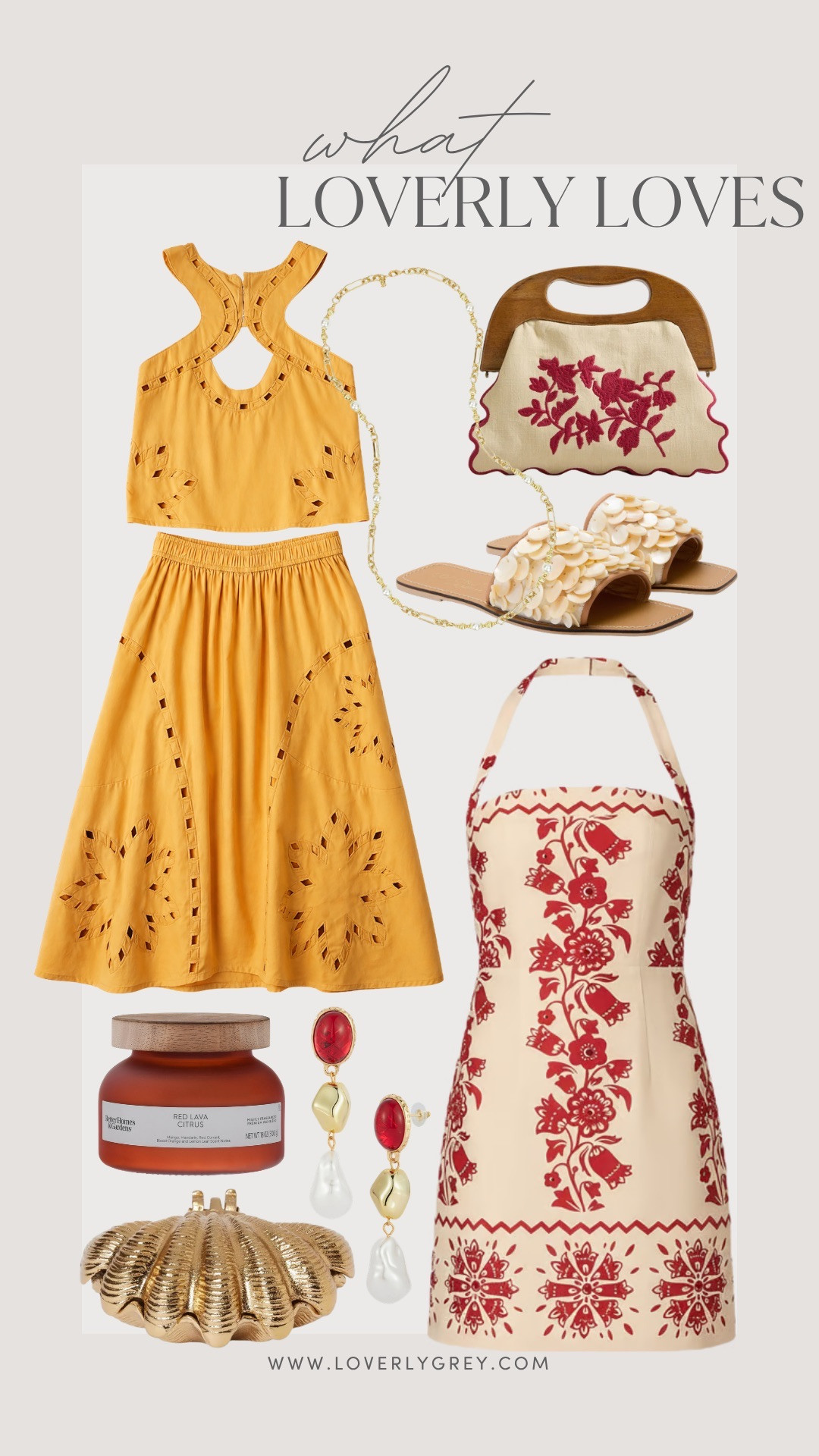 Loving this golden set paired with summer statement accents, woven textures, and vacation-ready details for effortless chic summer style.

loverly grey, loverly loves, summer outfit, vacation outfit, resort wear, matching set, yellow set, anthropologie, dillard's, statement accessories, woven bag, summer sandals 

 #LTKootd #LTKSeasonal #LTKTravel