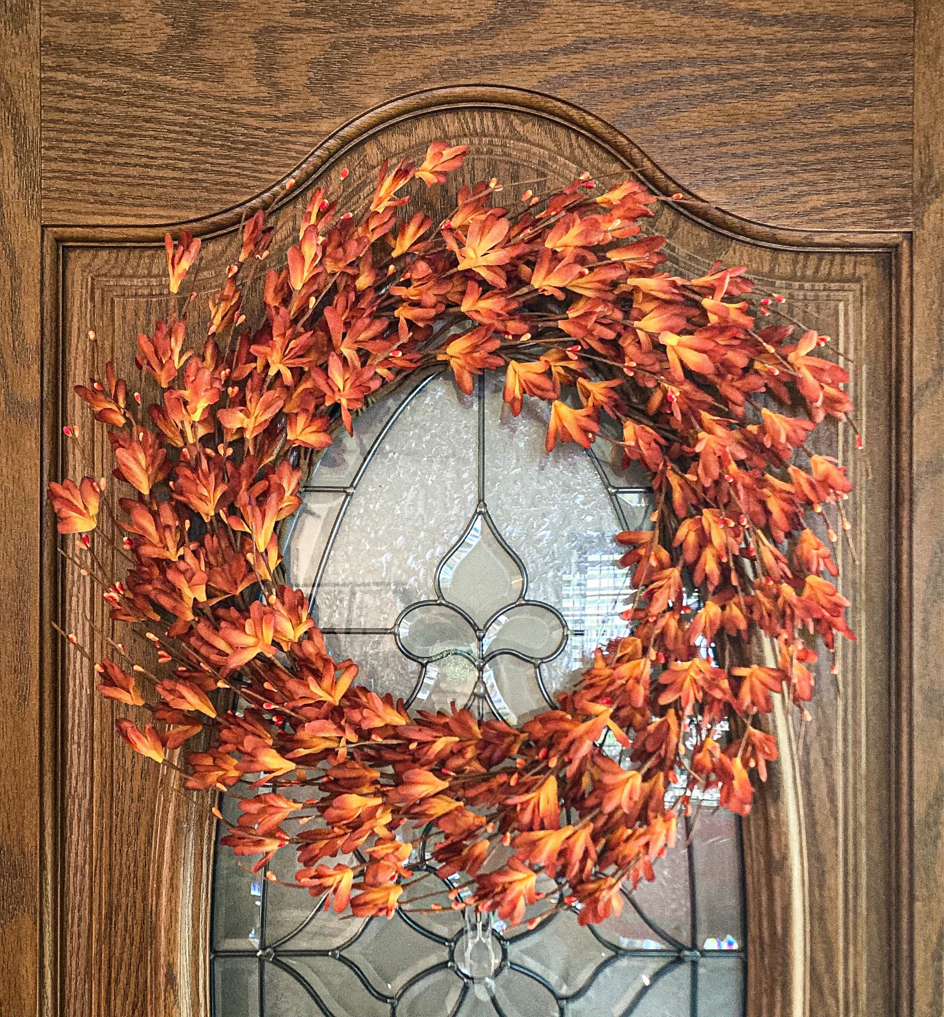 I love this vibrant fall wreath! 

#LTKhome #LTKHoliday #LTKSeasonal