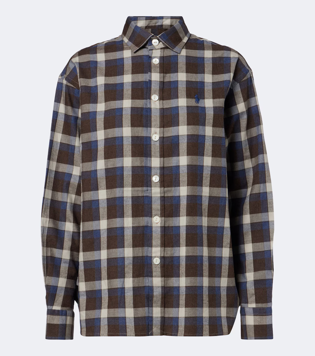 Checked cotton flannel shirt | Mytheresa (UK)