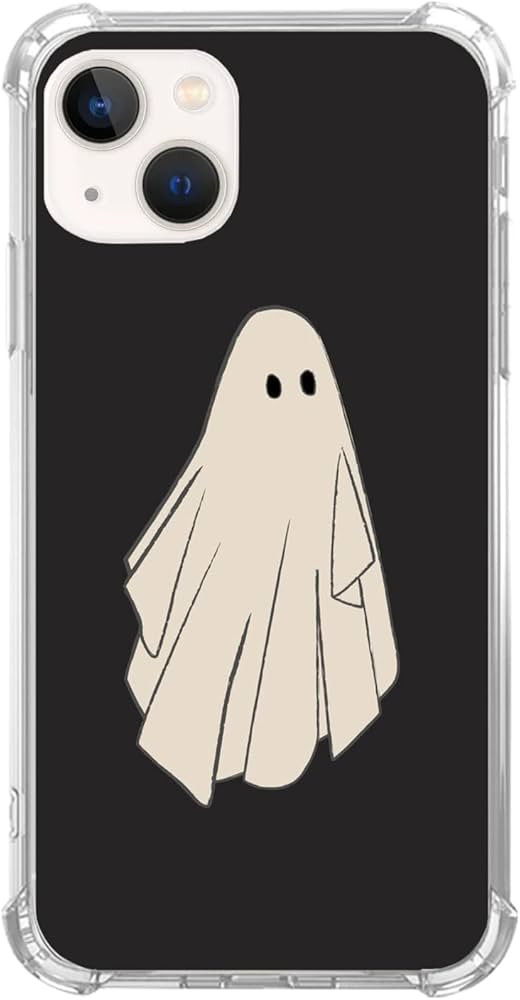Cute Ghost Halloween Case Compatible with iPhone 13, Hippie Trippy Halloween Ghost Case for Girl ... | Amazon (US)