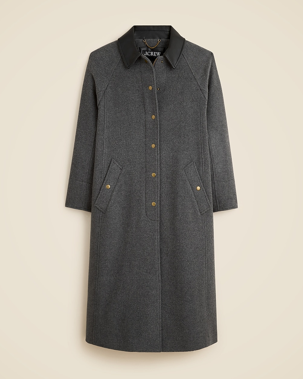 Long Barn Jacket™ in drapey wool blend | J. Crew US