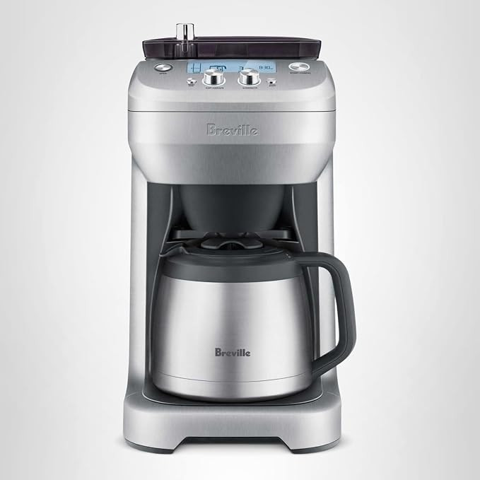 Breville BDC650BSS Grind Control Coffee Maker With Grinder, Brushed Stainless Steel, Thermal Cara... | Amazon (US)