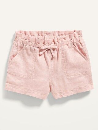 Linen-Blend Pull-On Shorts for Baby | Old Navy (US)