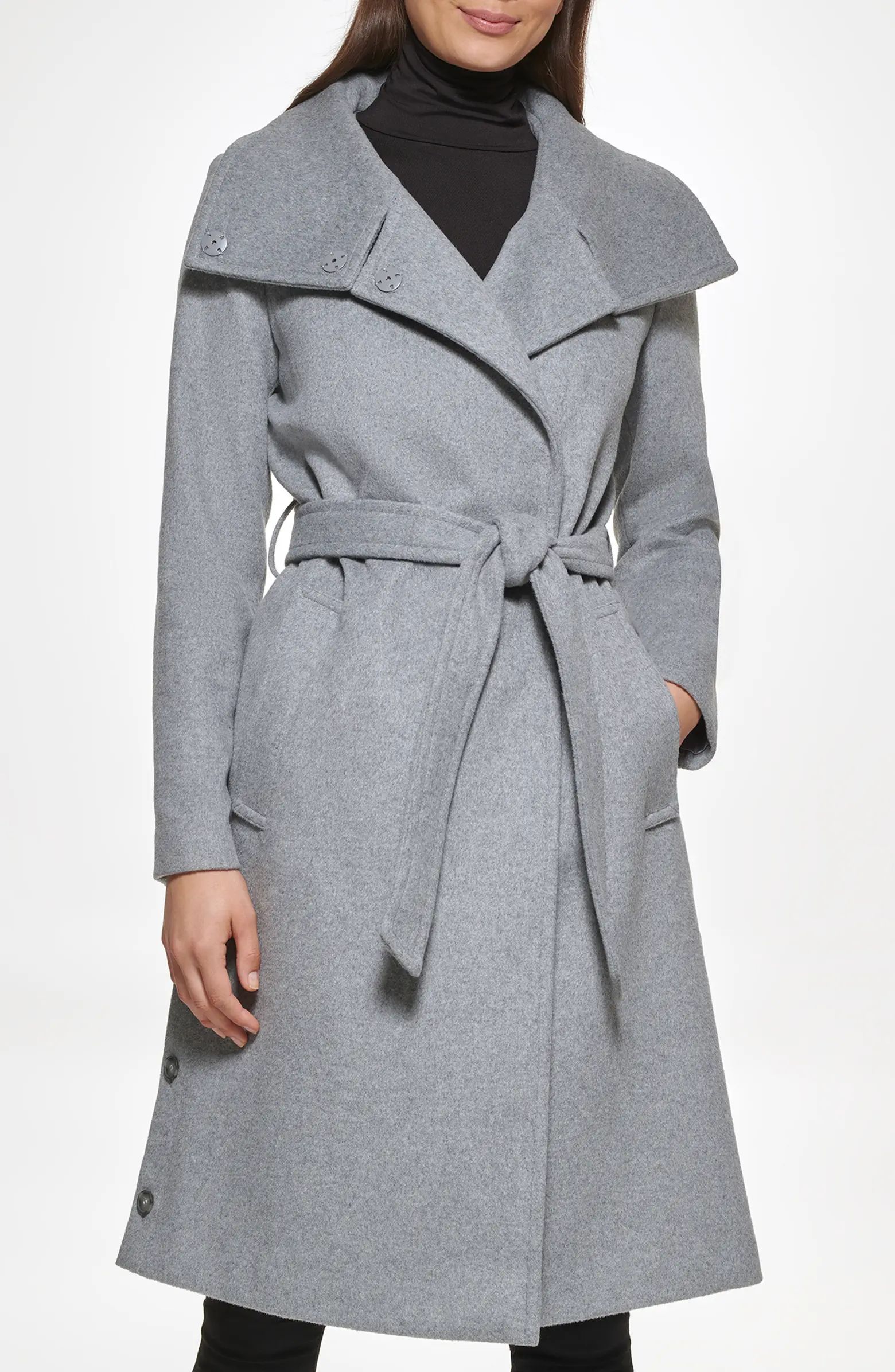 Belted Wool Blend Coat | Nordstrom