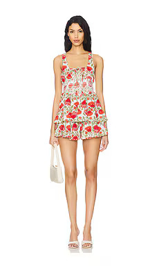 SAYLOR Zuza Romper in Multi from Revolve.com | Revolve Clothing (Global)