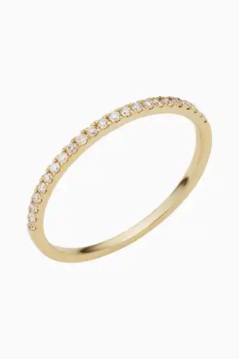Diamond Micropavé Eternity Band 14K | Nordstrom