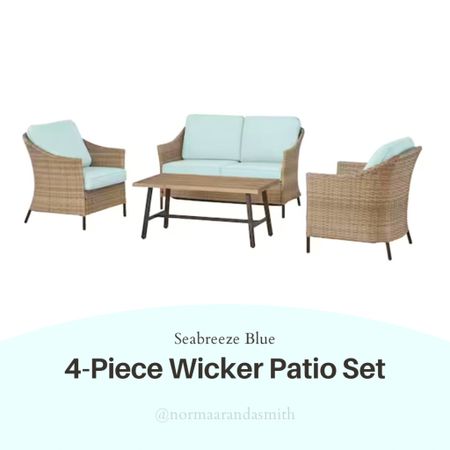 4-Piece Wicker Patio Set

#LTKSeasonal #LTKhome