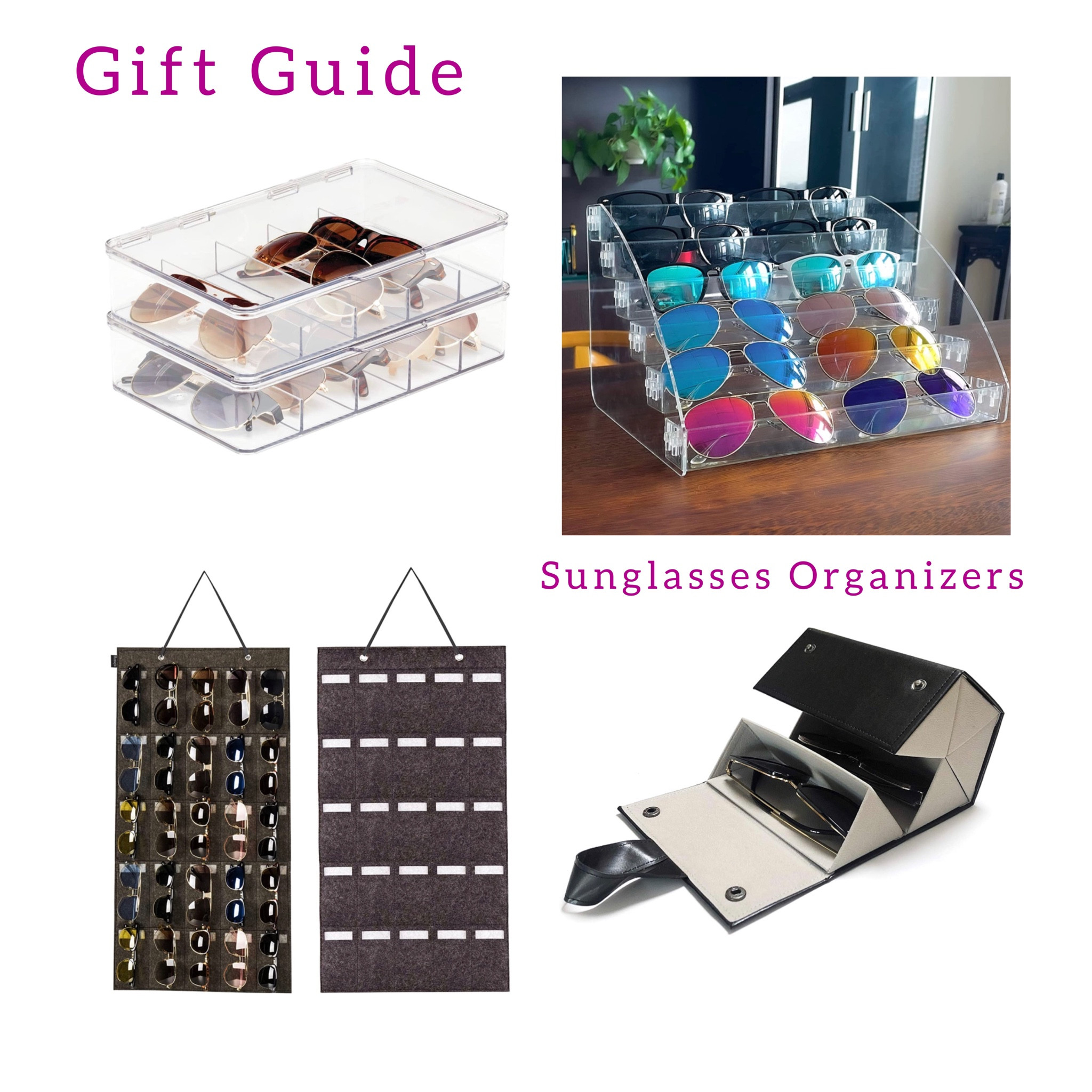 Amazon. Gift Guide. Gift Ideas. Gift Ideas For Her. Gift Ideas For Him. Sunglasses. Sunglasses Organizer  

#LTKhome #LTKunder50 #LTKGiftGuide