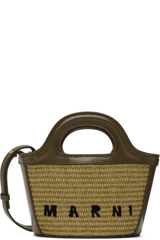 Khaki Micro Tropicalia Tote | SSENSE