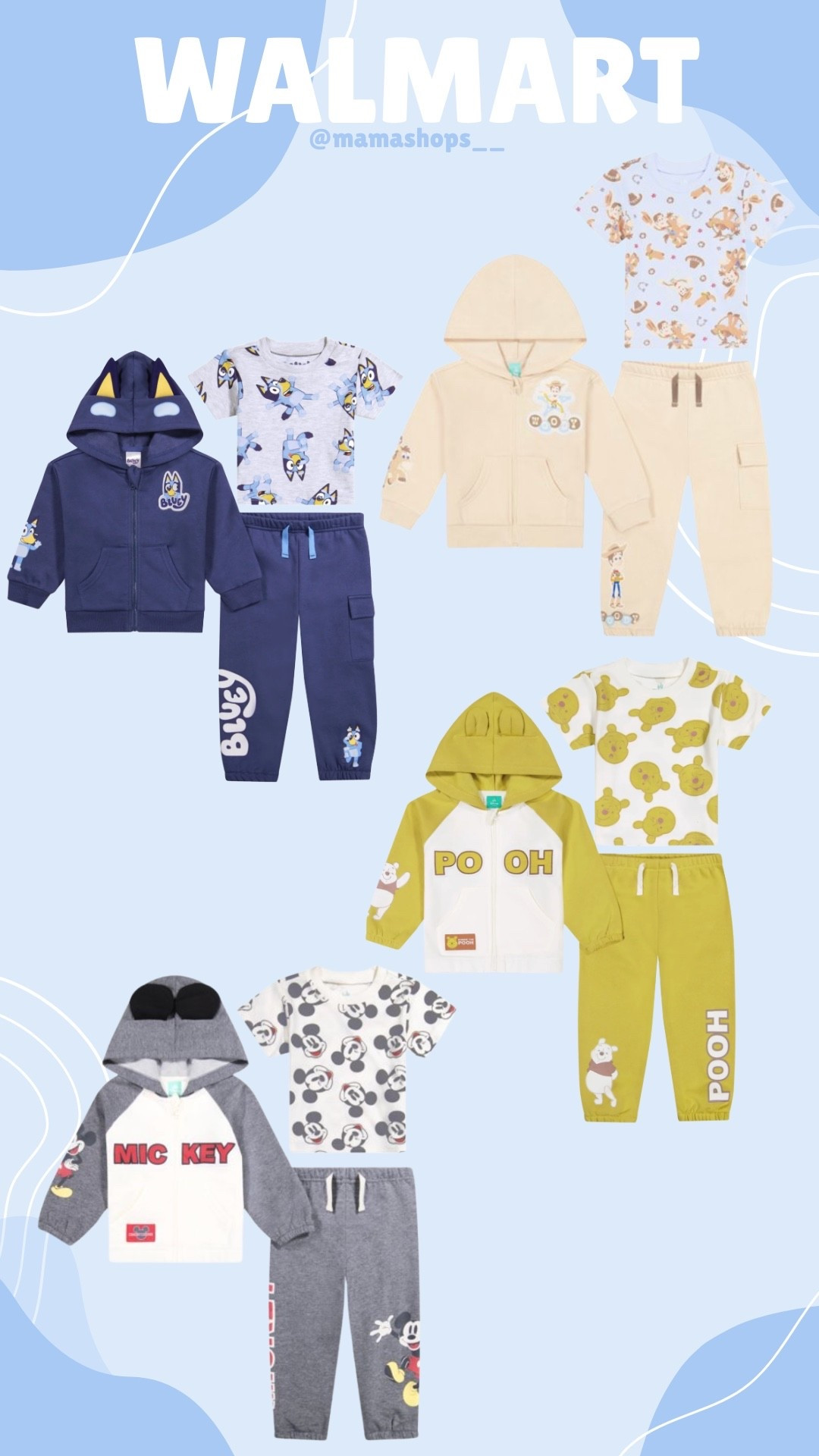 Walmart finds, adorable 3pc character sets for toddler boys !👦🏻🤩

Linking them here for easy access, go check them out ✨🔗

#LTKSeasonal #LTKmomlife #LTKBaby