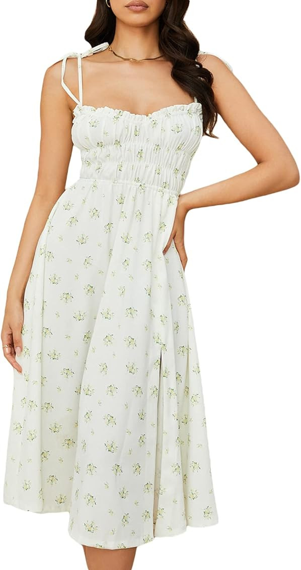 F White Floral Party Dress | Amazon (US)