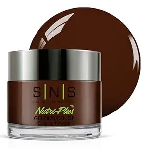 SNS Nail Dip Powder, Gelous Color Dipping Powder - Brownstone Steps (Brown, Cream) - Long-Lasting... | Amazon (US)