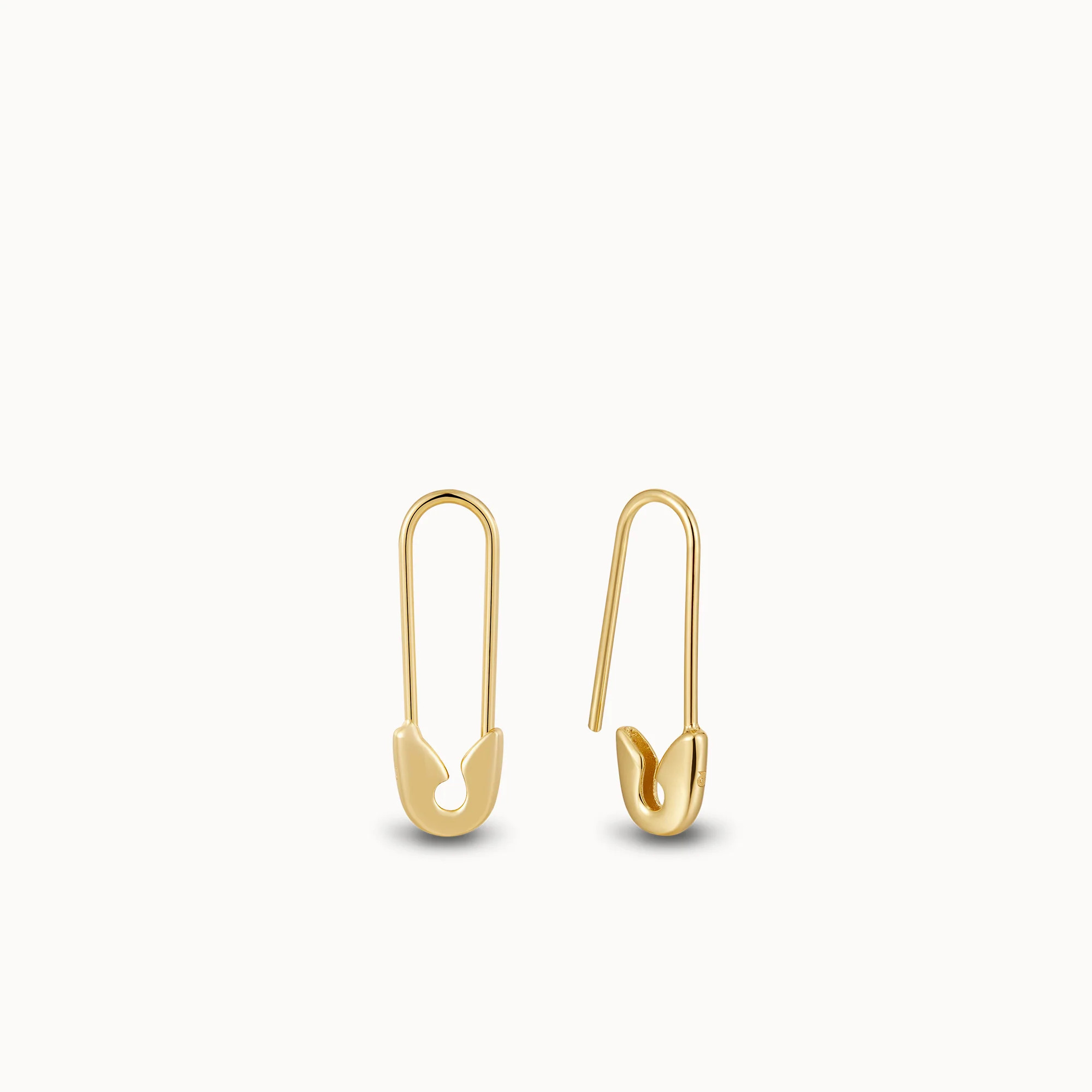 Safety Pin Hoops Hypoallergenic Earrings | Rowan | Rowan