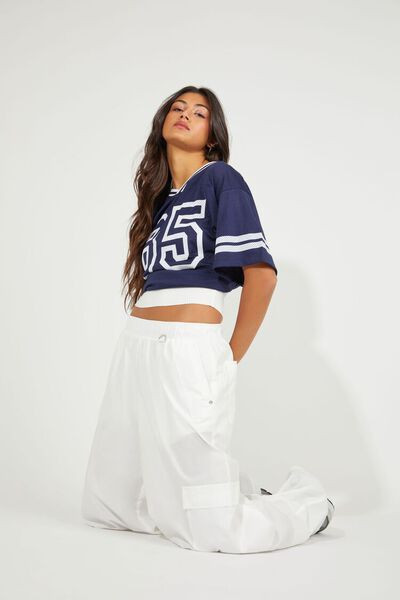 Oversized 85 Football Jersey Tee | Forever 21