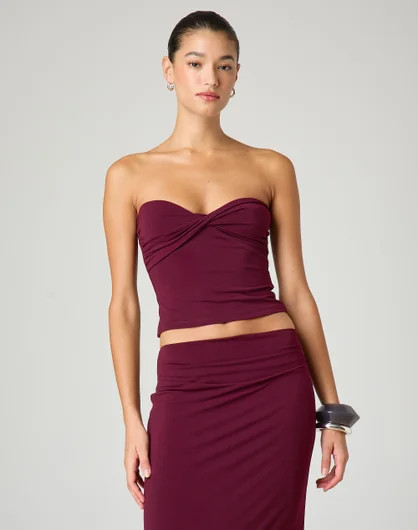 Twist Front Strapless Top | Glassons (Australia)